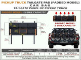Heavy-Duty Pickup Tailgate Bike Pad with Cushion Layer, Scratch-Proof Protective Cover for Outdoor V1341-ZY-CARBAGS8-B