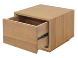 Oscar 1 Drawer Low Bedside Table V199-BS050NMNI
