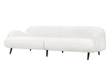 Levede Cloud Sofa 3 Seater Sherpa Fleece White SF1008-BG