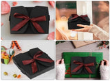 10Pcs Black Kraft Paper Wrapping Boxes Durable Storage Boxes for Elegant Presents V1369-AZ3-W-19097