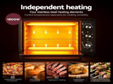 Devanti 30L Convection Oven Electric Fryer Ovens 1600W ECO-B-NHP-30L-BK