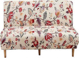 3 Seater Stretch Armless Sofa Cover Folding Sofa Bed Cover 190-210cm V1263-JX-3532