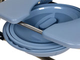 Levede Commode Chair Adjustable Bedside Seat Elderly Pregnant Disability Aid BATH1023-BL-AU