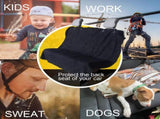 Back Seat Cover for Car Trucks Van SUV,Waterproof Rear Bench Towel Seat Covers for Dogs and V1192-AZ-W-0066