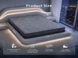 Levitex Queen Mattress 25 cm Hybrid Pocket Spring with 4cm Egg Crate Foam for Deep Sleep Bamboo MATTRESS-LV-LUMINA-25-Q
