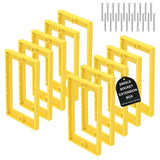 10Pcs Single Gang Outlet Box Extender Seamless Blending Effect Sturdy Enduring Build for Outlet V1366-AZ2-W-14983