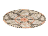 Round Grass Wall Ornaments 35cm Diameter Hand Knitting Hanging Woven Wall Baskets for Living Room V1294-YM0703-3115230050713