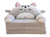 2 in 1 Foldable Children's Sofa Cushion Plush Sofa Cute Sofa Chair for Children V1294-YM0512-230317GW01-2