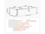 Mini Split Ground Stand Adjustable Anti Vibration for 9000-24000 BTU V952-KDDMZJDCZJ902FSYIV0