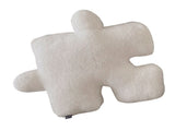 Plush Throw Pillow Ultra Soft Cushion Puzzle Special Shaped for Sofa Bed Window Home Decor White V1294-YM0512-3117220278812
