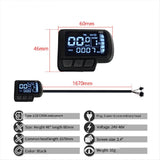 Motor Controller LCD LED 36V 48V 30A 750W 1000W 2 Model Controller Electric Bicycle EN06 V1366-AZ2-W-15810