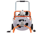 Drain Cleaner Machine 100FT x 1/2 Inch, Auto Feed Sewer Snake Drain Auger on Wheels, Portable Drain V952-ZDJJKLSGDSTJXZPK9V3