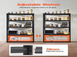 Storage, 2000 lbs, 5 Tier Garage Storage Shelving, 18" D x 40" W x 72" H Adjustable Metal V952-JSBSXHJ184078VRULV0