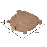 PaWz Pet Bed Cat Calming Beds Dog Squeaky L Tan Large PT1055-L-TA