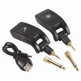 Guitar Wireless System Audio Transmitter Receiver USB Rechargeable Wireless System for Electric V1192-AZ-W-28663