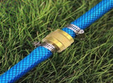 1/2Inch Brass Garden Hose Repair Mender,Solid Brass Male Female Connector with Stainless V1369-AZ3-W-14828