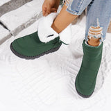 Women's Waterproof Snow Boots, Warm Fleece-Lined Winter Boots with Non-Slip Outdoor Sole for Cold V1189-LC-DG-00241