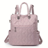 Fashionable Backpack Dual Strap Backpack Travel Backpack Daily Use Backpack - Blue - Size 36-34-14 V1347-DSZ-001-123-BLU-36-34-14