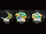 Bedroom Lamp Bedside Lamp High-color Night Dazzling Color Changing Aurora Borealis Romantic V1294-YM0901-L6884-6
