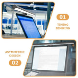 Monitor Lamp Bar, Black, Eye Fatigue Reducing, Intelligent Timing, Durable ABS Acrylic Metal, Home V1370-AZ4-15381