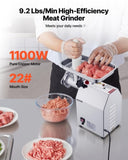 VEVOR Commercial Electric Meat Grinder 9.2 Lbs/Min Sausage Stuffer Maker Kitchen V952-SYTMDDJRJSYS79O1T001V3