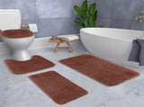 Chmadoxn Solid Color Bathroom Rugs Sets, 3 Piece Ultra Soft Non-Slip Bath Rugs and Mats Set, Super V1189-WXFWAL-20260326-01751
