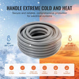 12.7 mm Flexible Electrical Conduit, 30.5 m, PVC Liquid-Tight Conduit Non-Metallic with 5 Straight V952-PVCYMDQDG1004Q1FJV0
