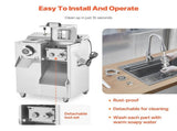 Commercial Electric Meat Grinder Slicer 6.35 kg/Min Sausage Stuffer Maker V952-XSYJQJJS5MM0V5LB0V3