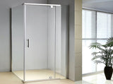 Shower Screen 1000x700x1900mm Framed Safety Glass Pivot Door By Della Francesca V63-829071