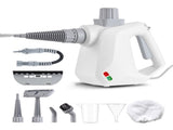 Pressurized Handheld Multi-surface Natural Steam Cleaner with 9pcs Accessories for Home Portable V1294-YM0901-H48542W-UK