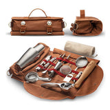 Bar Bartender Carrying Creative Bartender Canvas Toolkit Pack Tools Cocktail Shaker Set Storage V1369-AZ3-W-05117