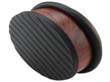 1 PCS Heavy Duty No Drill Door Stopper, Stainless Steel Door Stop, Surrounded with Protective Rubber V1370-AZ4-01403