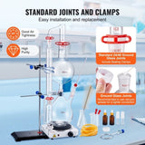 Essential Oil Distillation, 2000ml Distillation Apparatus, 3.3 Boro Lab Glassware Distillation V952-JYTQBLZZJPDJMWNR6V3
