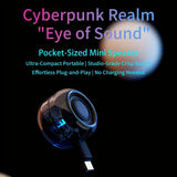 Mini portable speaker with Type-C interface, plug-and-play without charging. Wired connection V1232-MNXYX001