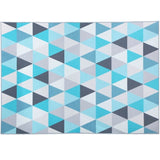 Artiss Rug 200x290cm Area Rug Large Carpet Soft Short Pile Modern Tria FLR-1888-200X290-BG-BL