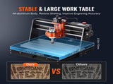 CNC Router Machine, 120W, 3 Axis GRBL Control Wood Engraving Carving Milling Machine Kit, 11.81 x V952-SKDKJ3020CMURZ4TWV3