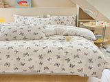 Butterfly Print Bedding Set - 3 Piece Set - Quilt Cover 229 x 229 cm with 2 Pillowcases 51 x 66 cm V888-ELOSUNG54957-5
