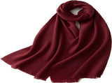 Warm and soft for autumn and winter, warm and lightweight, versatile unisex plain wool V1188-MS-313-0714