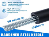 Needle Plus Attachment for Hammer Drill,Air Needle Alternative,18-Prong Electric Needle V1192-AZ-W-20931