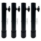 Table Leg Extenders for Folding Tables, Folding Table Legs Extensions for Straight and Bent Legs, V1192-AZ-W-1032