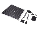 Solar Water Pump Kit Water Fountain Flower Irrigation Pump DC12V 22W with 100W Solar Panel V1294-YM0901-3114230091011