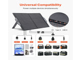 100W Foldable Solar Panel, 24% High-Efficiency Portable Monocrystalline Solar Panel Charger with MC4 V952-BXZDTYNB1100UD77V001Y3