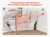Toilet Safety Rail, 80 cm U-Shaped Handicap Bar, 304 Stainless Steel Senior Safety Pole, Toilet V952-CSFSYZTBKFZ3JJ2VOV0