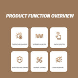 Incubators for Hatching Eggs DIY Wooden 9 Egg Incubator with Temperature Control Chicken Egg V1294-YM0901-H47262AU