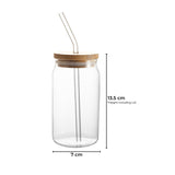 Gominimo 16Oz 12pcs Mason Jar Drinking Glass with Lid and Straw Tumbler Cup Can V227-3720262008171