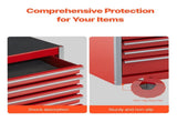 Metal Tool Box, 8.6-inch, Portable Metal Tool Box with 5 Drawers, Small Tool Chest with EVA Liners V952-CTSBXSGJX86IY6PZFV0