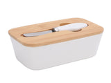 500ml Ceramic Butter Dish with Lid Sealed Freshness Keeping Easy Cleanup Butter Box Container V1294-YM0901-3118250012811
