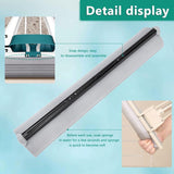 Grey Sponge Mop Replacement with Plastic Frame for Home Cleaning, Easy Action, 2 Pieces Set V1366-AZ2-W-20207