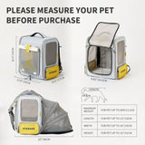 PETKIT Breezy X ZONE Pet Carrier - Grey Yellow V390-EAN13B3G