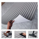 EVA Foam Boat Floor Mat 240x30x0.6 cm Light Grey V1102-DSZ-BOAT-FRE58